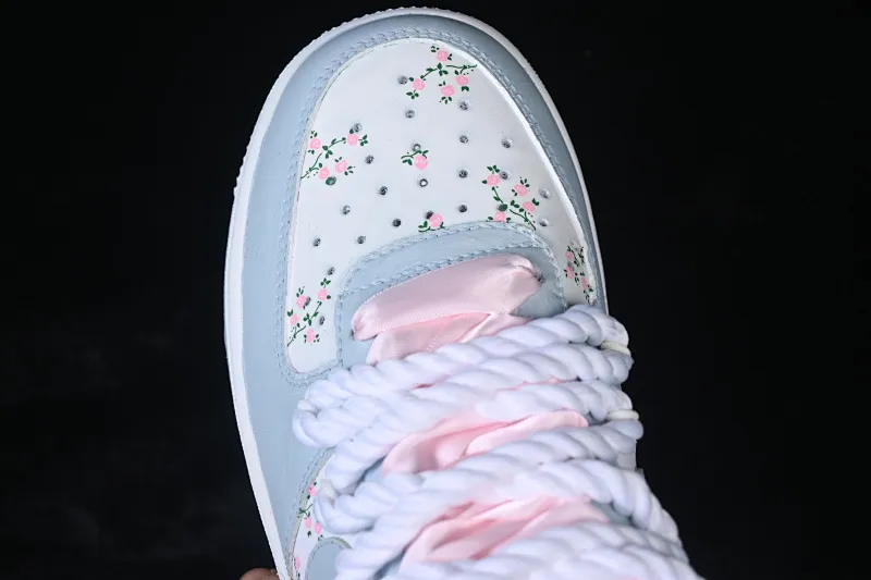 All Categories Nk Air Force 1 Air Force Series Nk Air Force 1 Low Air Force Low Pale Nike Air Force 1'07 Low Pale "Cherry Mist Whisper" Hand-painted Graffiti Asakura Mist Words Air Force One Low-top Casual Shoes DH2920-121